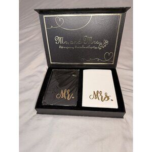 Mr and Mrs Passport Holders & Luggage Tags Gift Set Wedding Honeymoon Travel